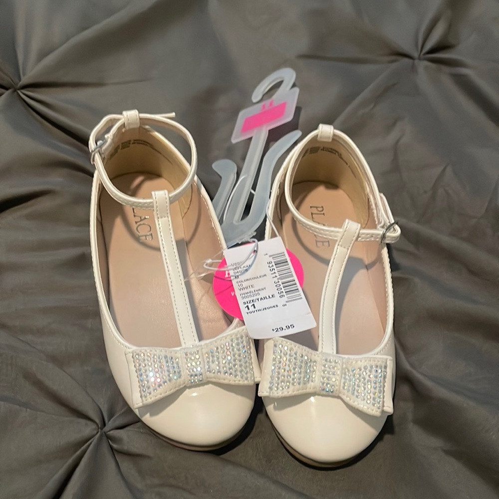 The Children’s Place, new with tags, little girl size 11, dress shoe.